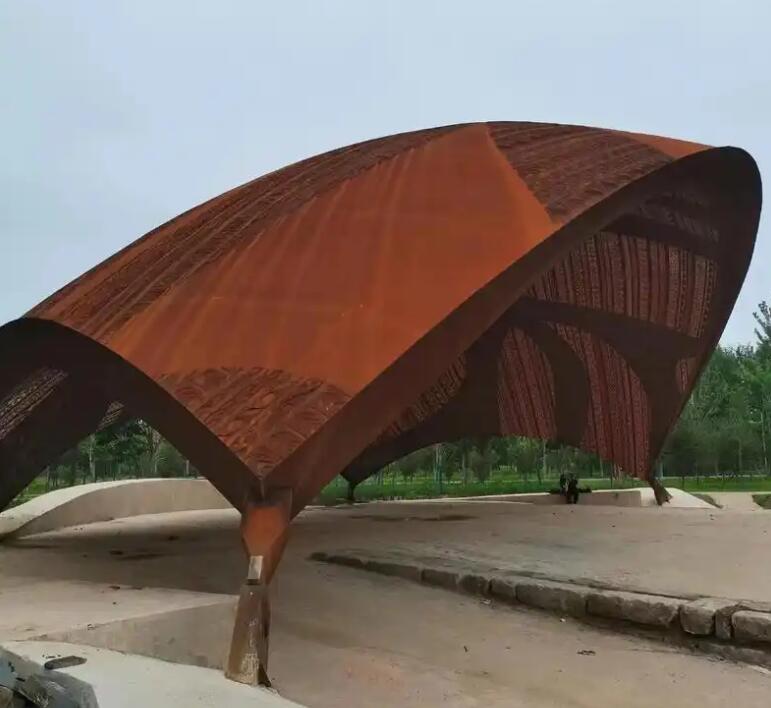 平江耐候钢板精神堡垒